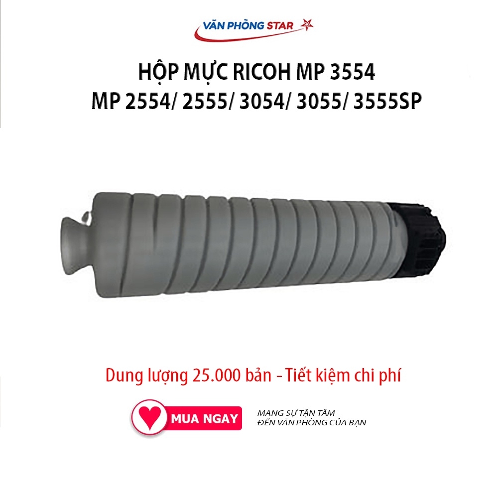 Mực Ricoh Type 3054 / 3554 dùng Cho máy MP 2554/ 2555/ 3054/ 3055/ 3555SP