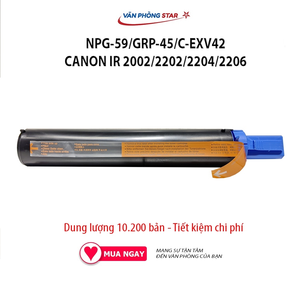 Hộp mực Canon NPG-59 cho Canon iR2002 iR2002N iR2202 iR2004 iR2004N iR2204N iR2006N