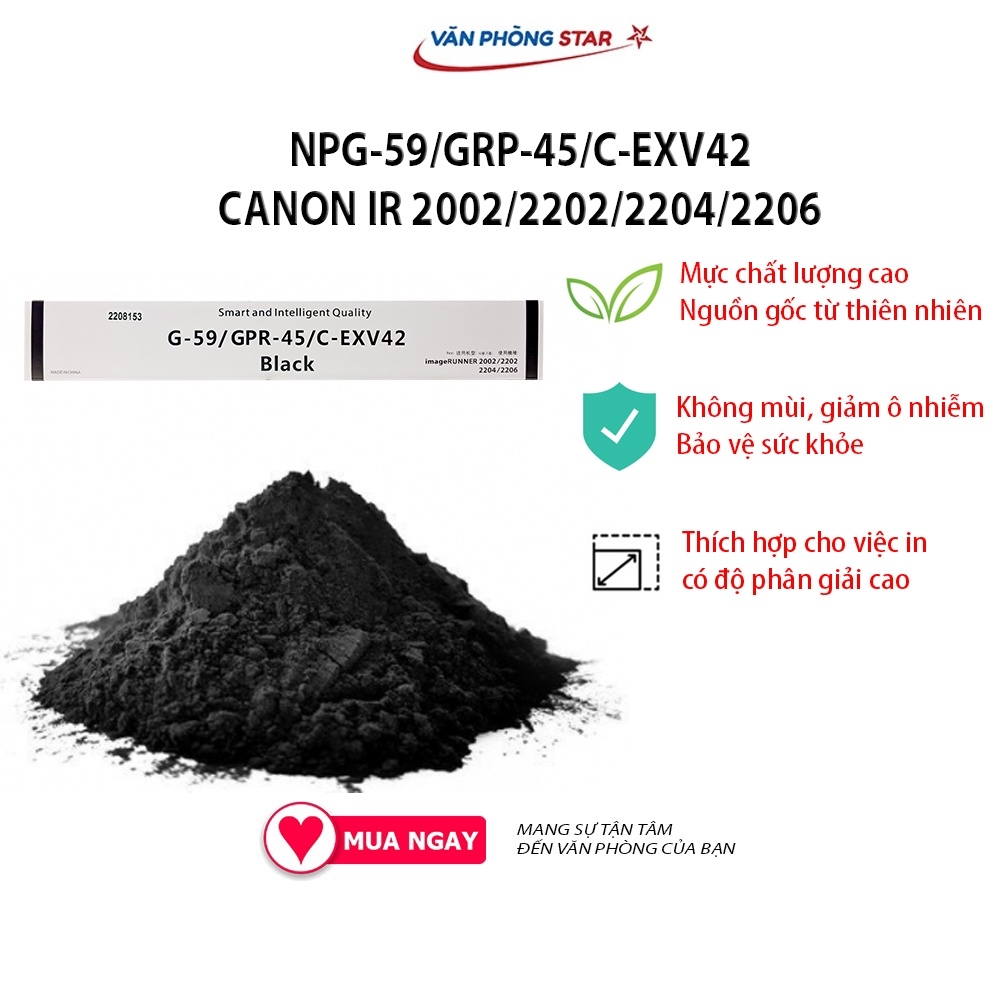 Hộp mực Canon NPG-59 cho Canon iR2002 iR2002N iR2202 iR2004 iR2004N iR2204N iR2006N