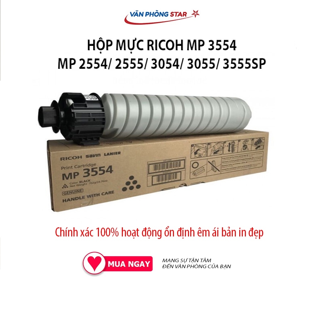 Mực Ricoh Type 3054 / 3554 dùng Cho máy MP 2554/ 2555/ 3054/ 3055/ 3555SP