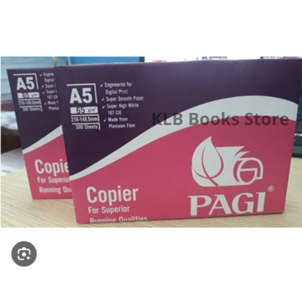 Giấy In A5 Double, Ik Plus, Pagi - Giấy Photo Khổ A5 Trắng Đẹp, In Hóa Đơn, Tài Liệu, Học Tập