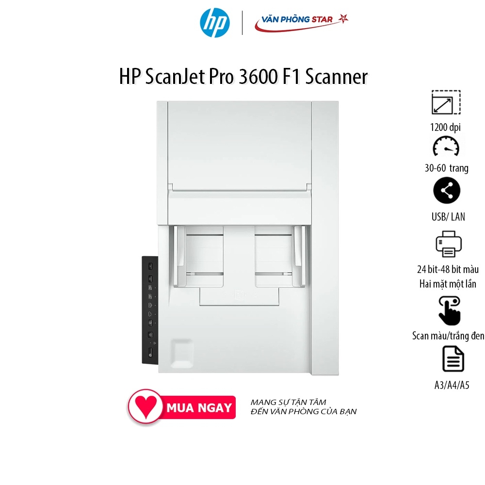Máy quét/ Scanner HP ScanJet Pro 3600 F1 Scanner (20G06A)