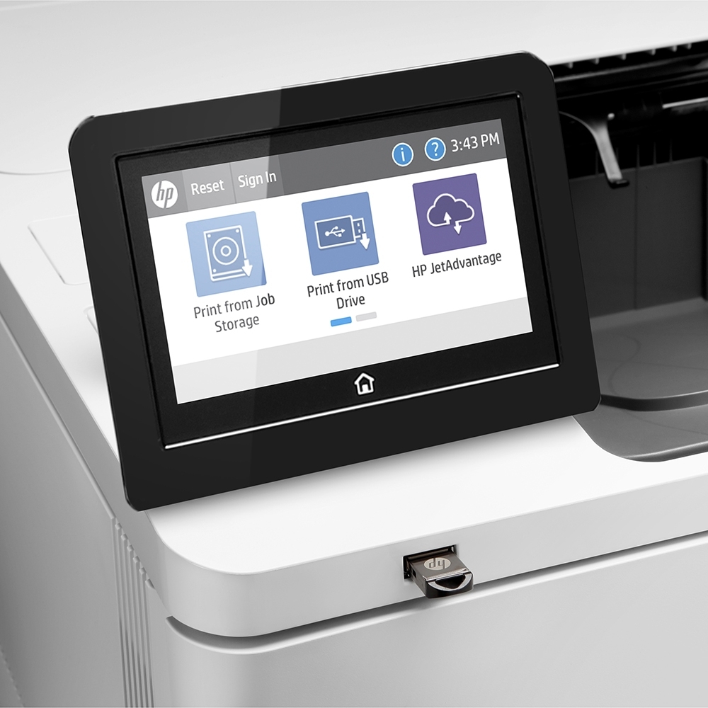 Máy in HP LaserJet Enterprise M612DN. Máy in laser đảo mặt A4 tốc độ cao. Máy in HP chính hãng bảo hành 12 tháng