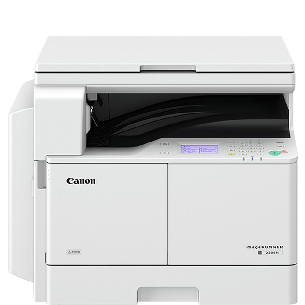 Máy photocopy Canon IR2206N khổ A3, in đảo mặt, máy scan, máy photo, máy fax tất cả trong 1. Tích hợp wifi, Lan, USB