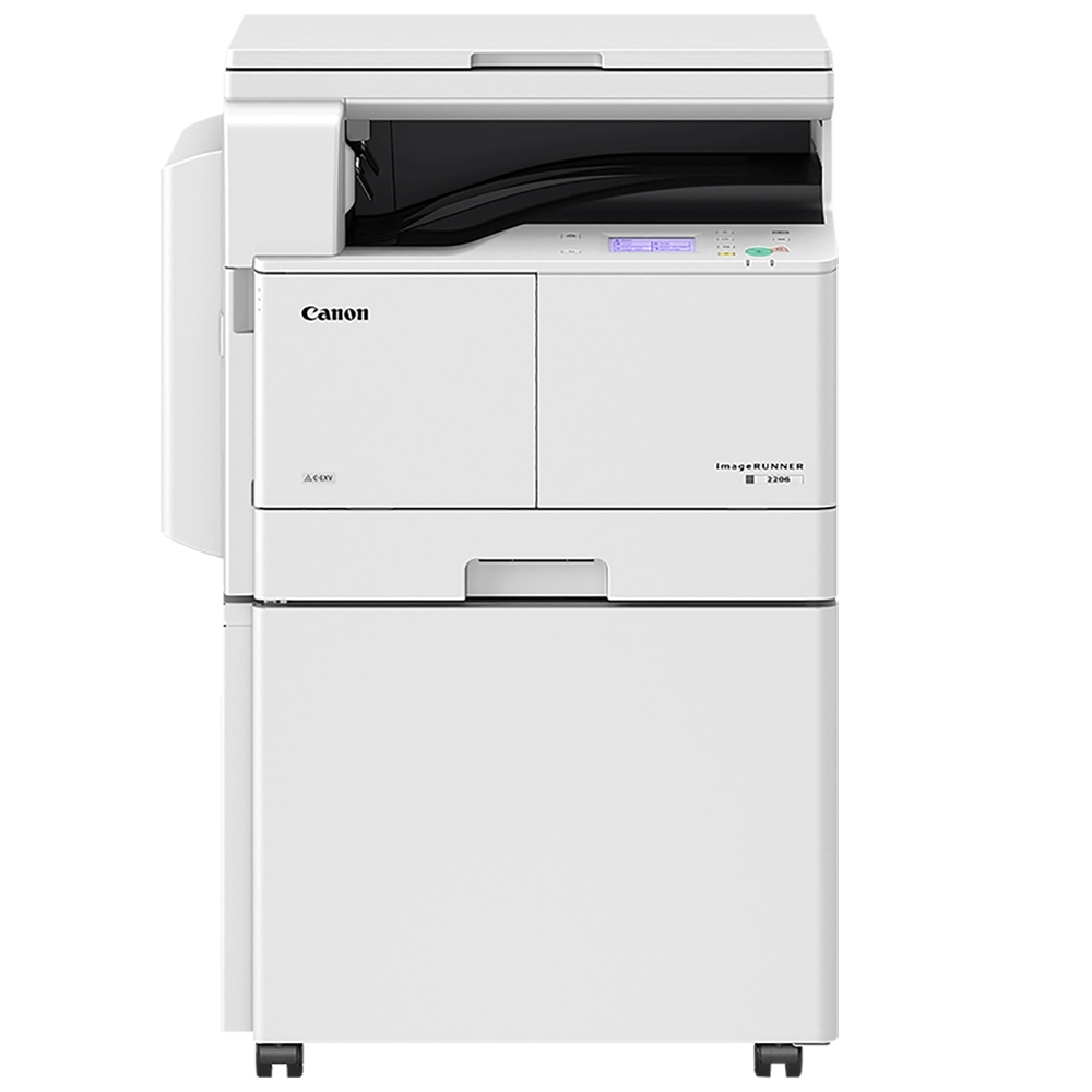 Máy photocopy Canon IR2206N khổ A3, in đảo mặt, máy scan, máy photo, máy fax tất cả trong 1. Tích hợp wifi, Lan, USB