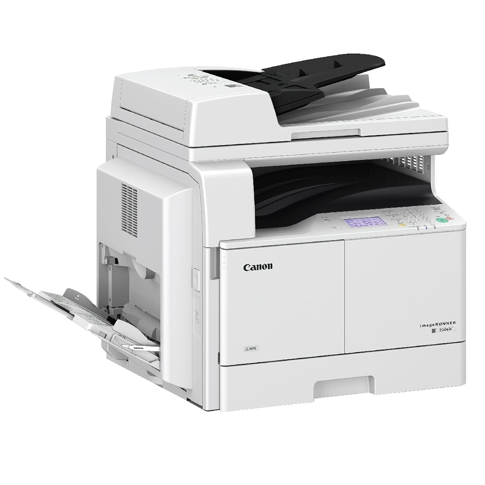 Máy photocopy Canon IR2206N khổ A3, in đảo mặt, máy scan, máy photo, máy fax tất cả trong 1. Tích hợp wifi, Lan, USB