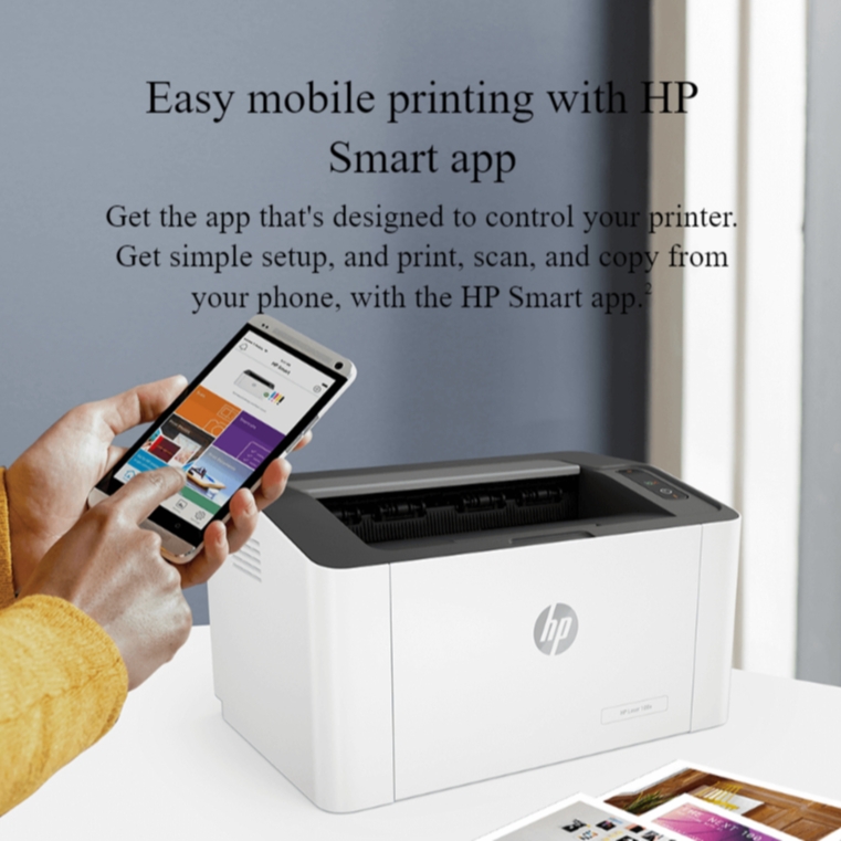 Máy in Laser HP 108W (4ZB80A) - Máy in wifi đen trắng mới 100% - Bảo hành chính hãng HP 12 tháng.