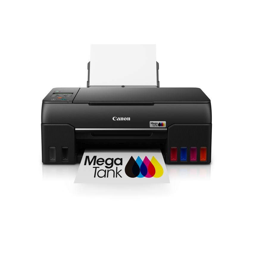 Máy in phun màu Canon Pixma G670 đa chức năng 6 bình mực - In màu Wifi, Copy, Scan - Mới 100%