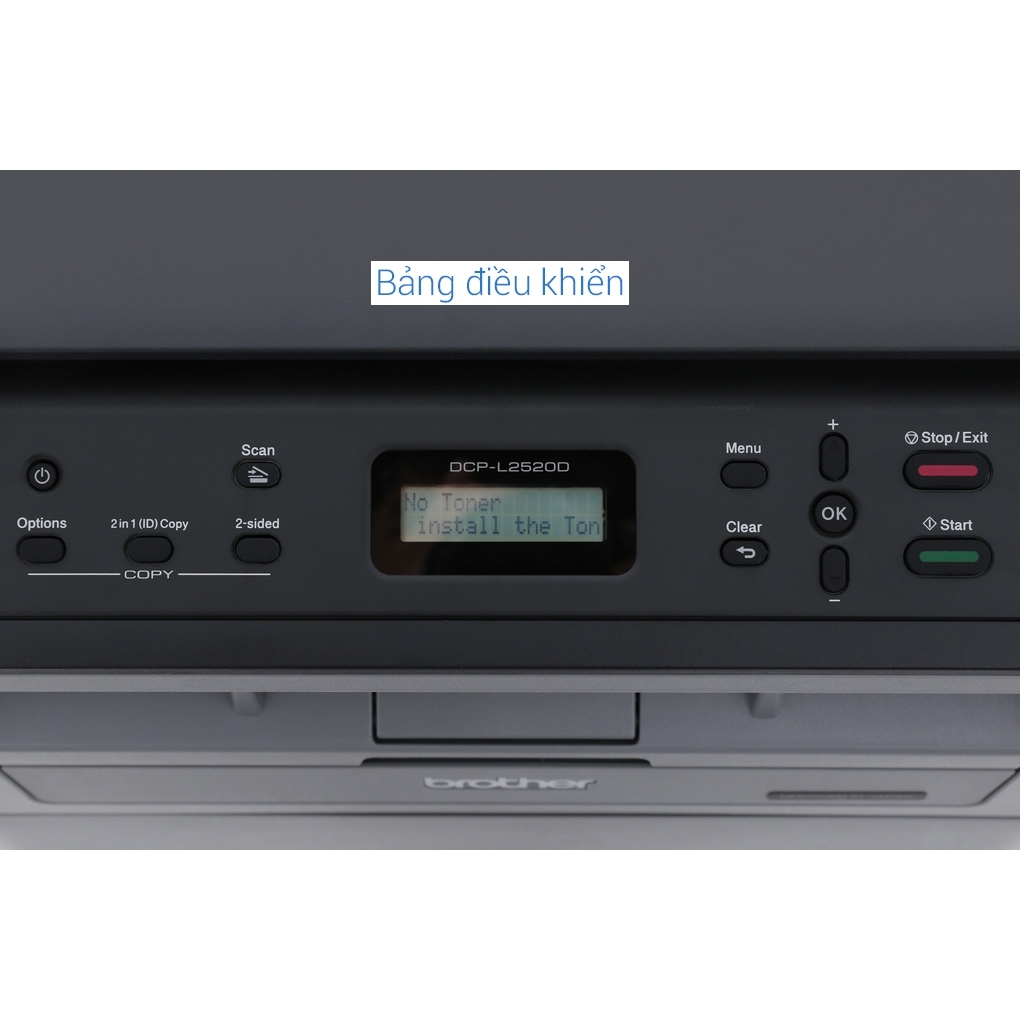Máy in laser đen trắng đa chức năng Brother DCP-L2520D đa chức năng (In, Copy, Scan, Đảo mặt)
