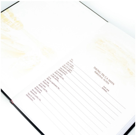 Sổ bìa da 200 trang OFFICE H8