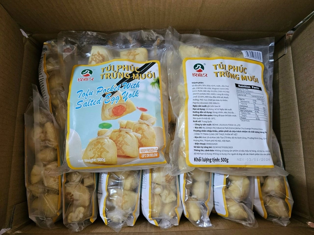 Túi phúc trứng muối túi 500gr