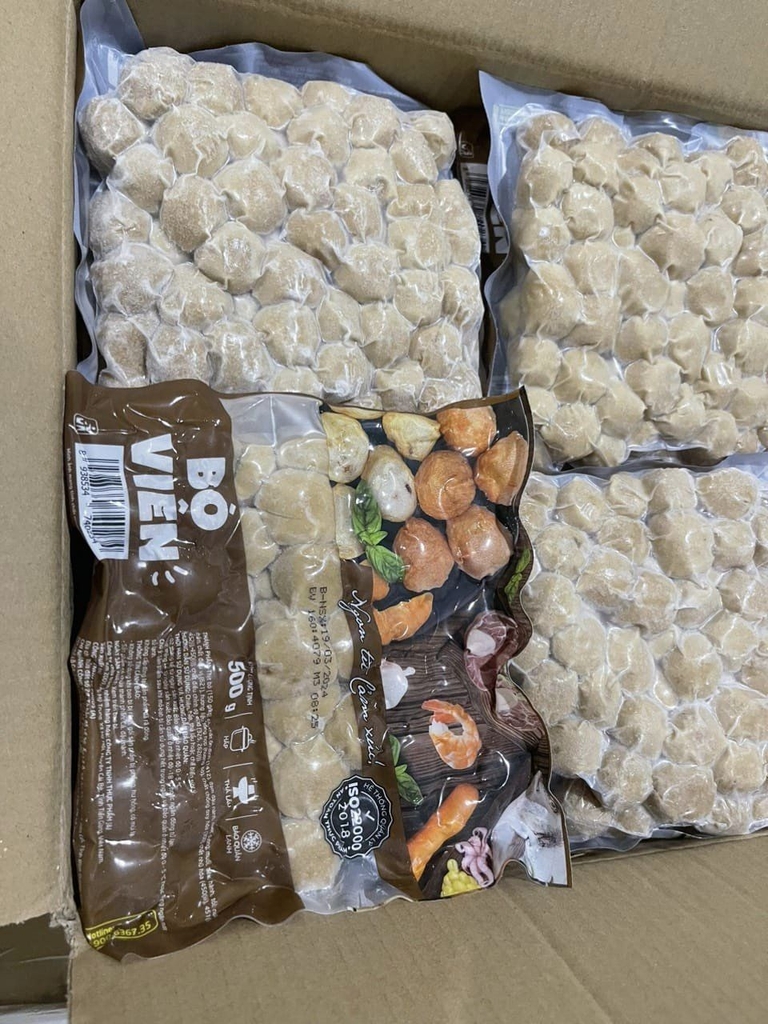 Bò viên JJ gói 500G 160 viên