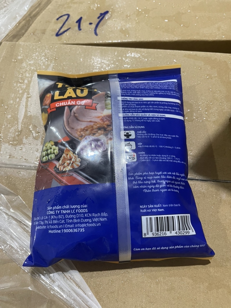 Viên thả lẩu hỗn hợp LC foods gói 500g