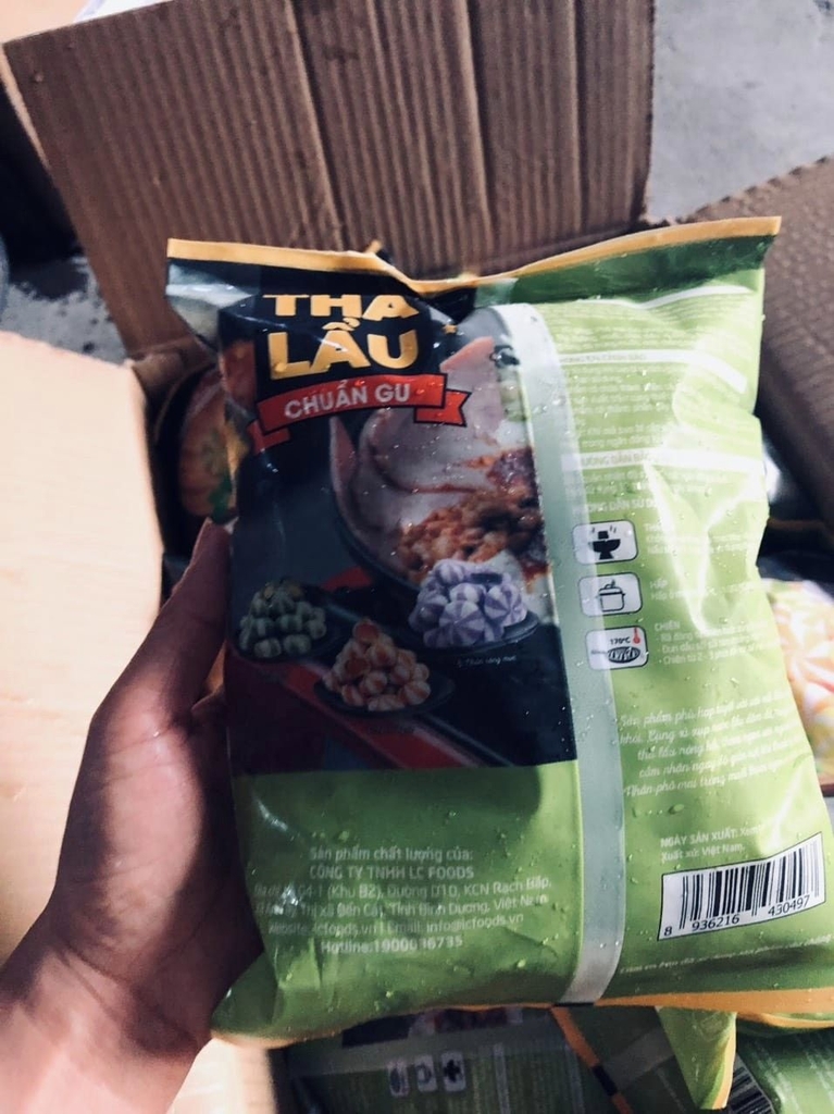 Viên thả lẩu phomai trứng muối LC foods gói 500g