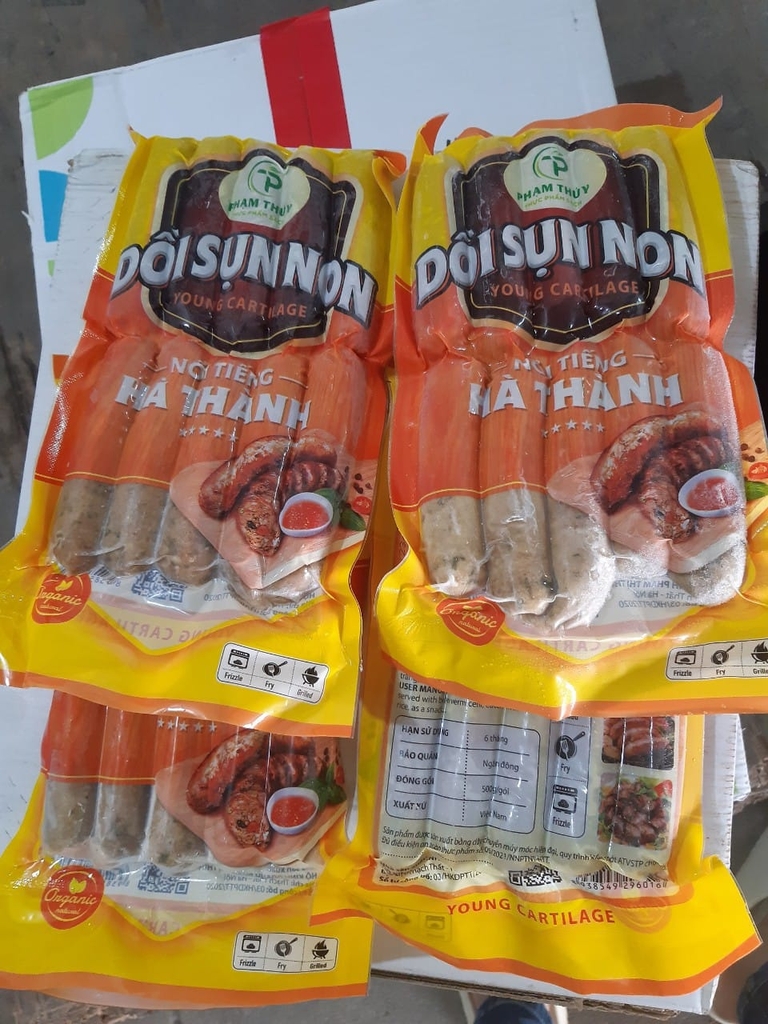Dồi sụn Hà Thành ( Phạm Thúy) gói 500g (10 cây)