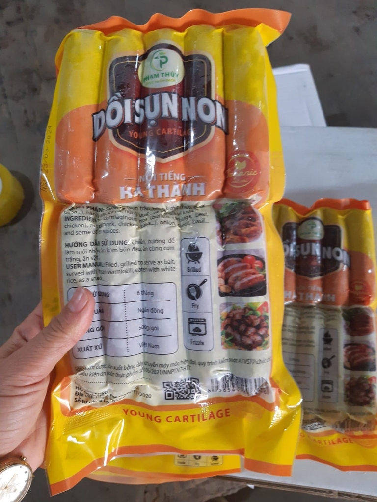 Dồi sụn Hà Thành ( Phạm Thúy) gói 500g (10 cây)