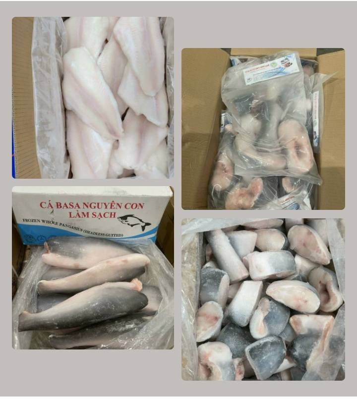 Cá Basa thịt trắng Hùng Phát- Nguyên con , File , cắt khúc