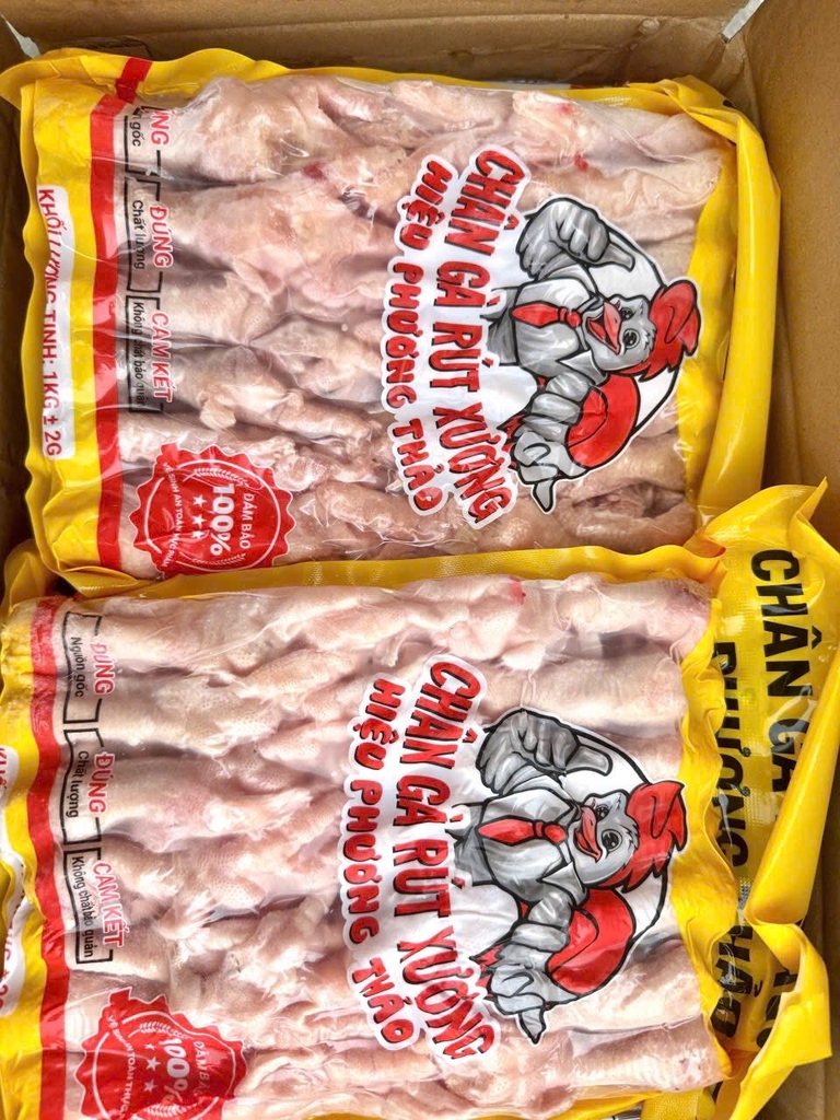 Chân gà rút xương khay 1kg ( Net 500gr )