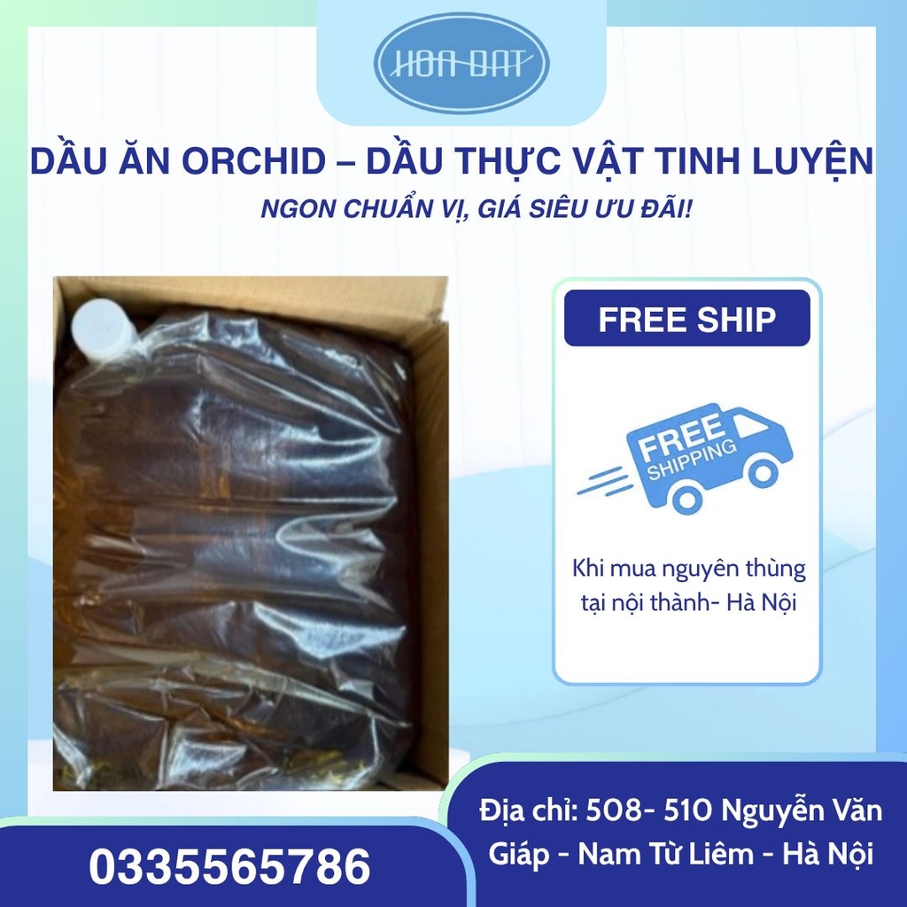 Dầu Ăn Orchid – Dầu Thực Vật Tinh Luyện –  18kg