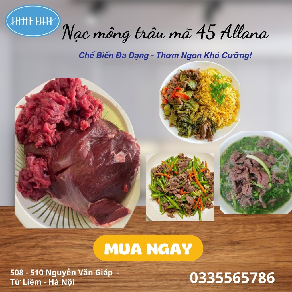 THỊT MÔNG TRÂU ẤN ĐỘ 45 ALLANA 20Kg