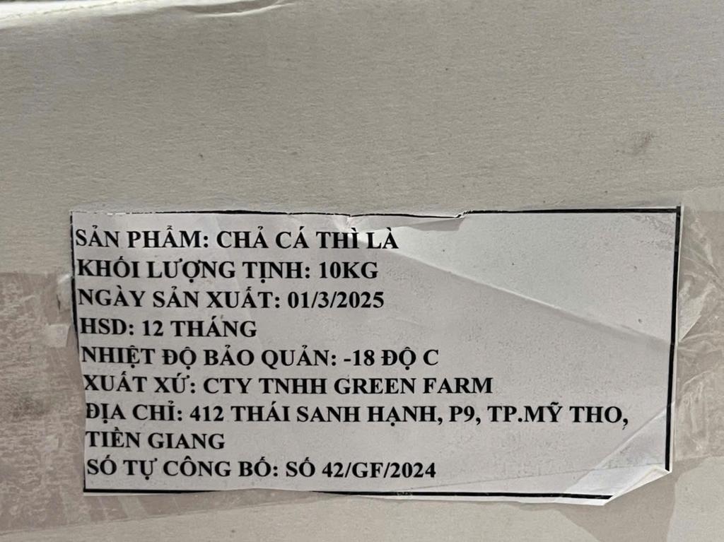 CHẢ CÁ THÌ LÀ GREEN FARM – TÚI 500G