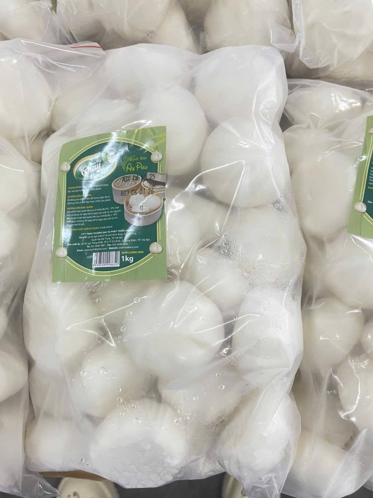 BÁNH BAO CHAY AN PHÚ TÚI 1KG - THÙNG 7KG