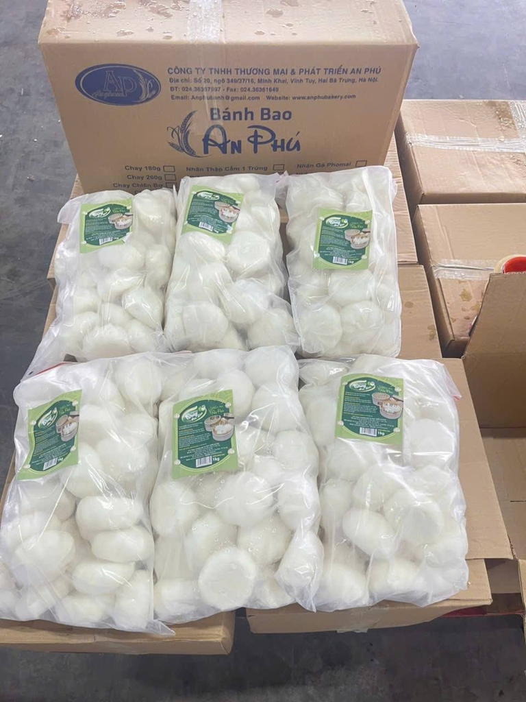 BÁNH BAO CHAY AN PHÚ TÚI 1KG