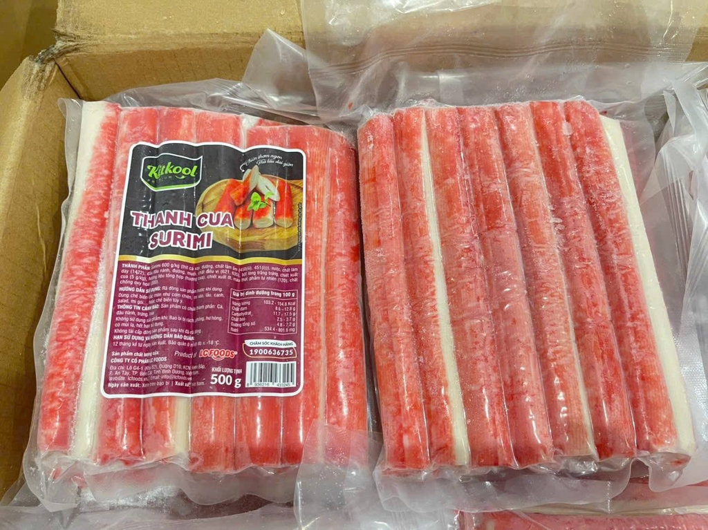 THANH CUA SURIMI KITKOOL GÓI 500G