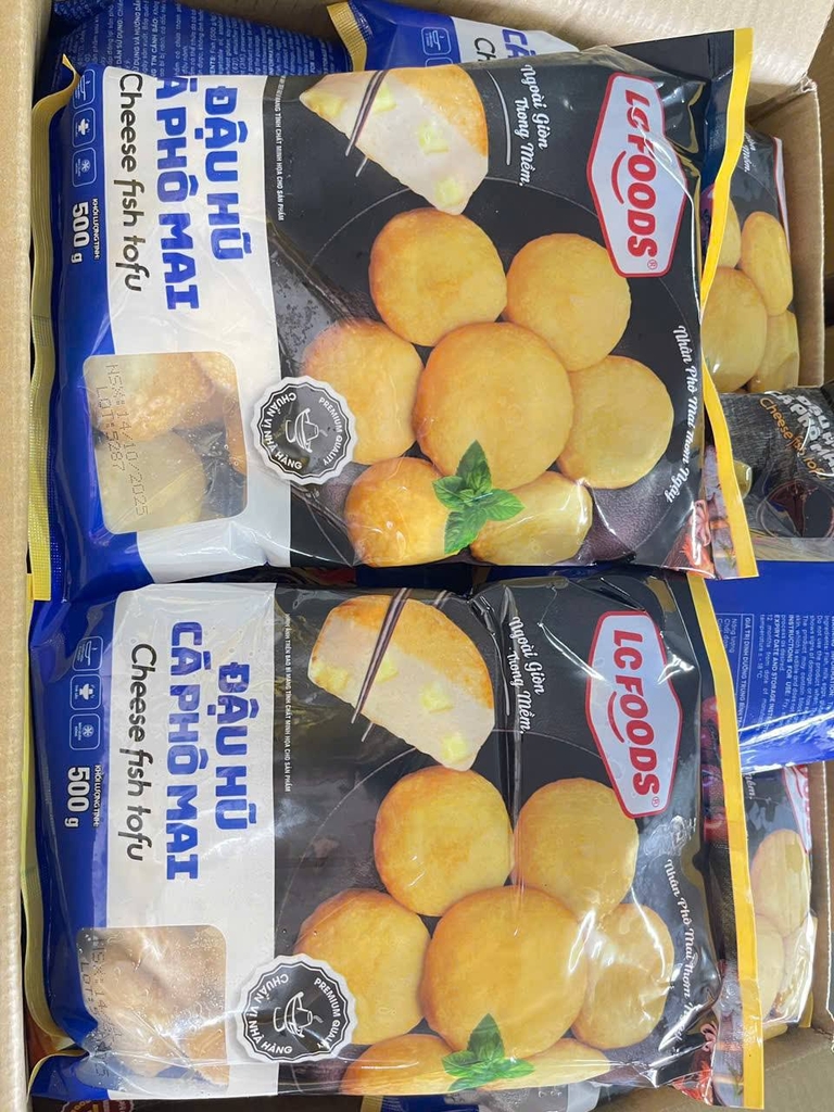 ĐẬU HŨ CÁ PHÔ MAI LC FOODS – GÓI 500G