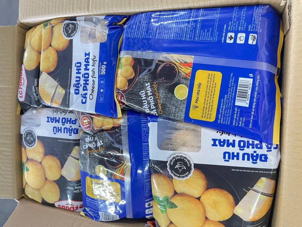 ĐẬU HŨ CÁ PHÔ MAI LC FOODS – GÓI 500G