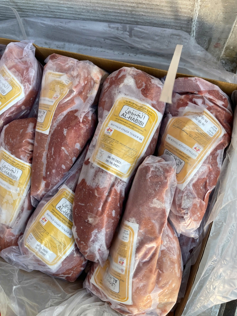 THỊT TRÂU BẮP CÁ LÓC 64 AL-HABIBI  - THÙNG 20KG