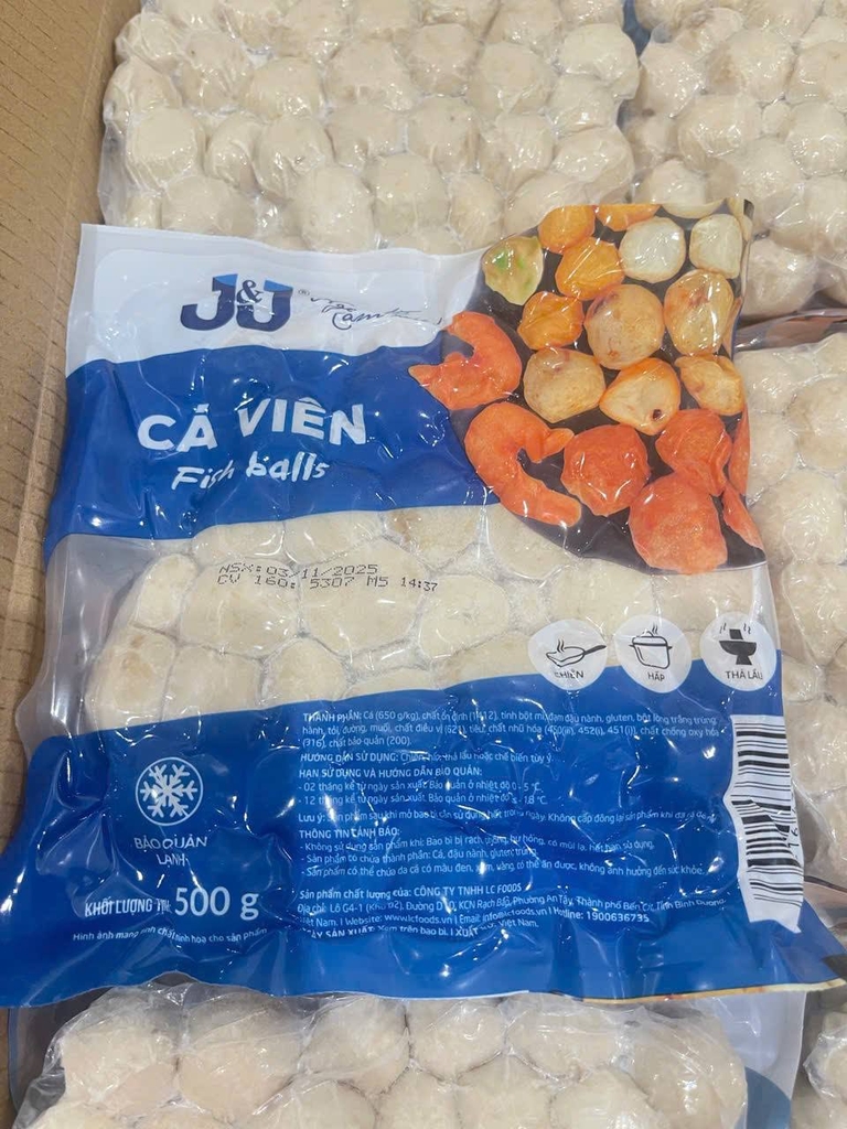 CÁ VIÊN JJ – GÓI 500G