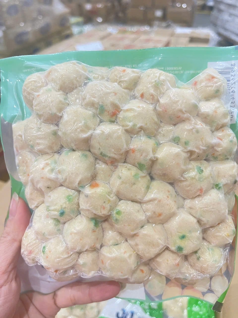 Viên rau củ Hải sản Kitkoll JJ LC Foods gói 500g 160v