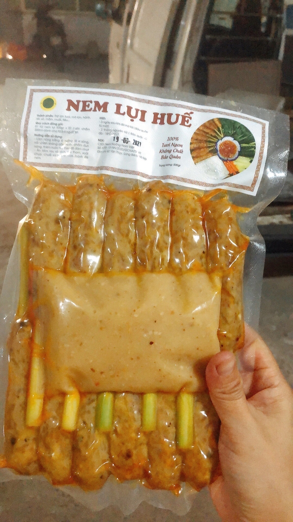 Nem lụi Huế gói 500g (12 que)
