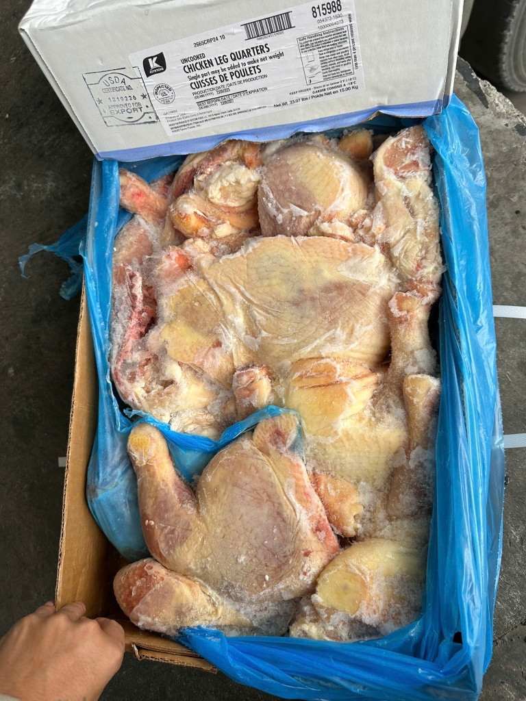 ĐÙI GÀ 1/4 KEYSTONE NHẬP KHẨU MỸ – THÙNG 15KG