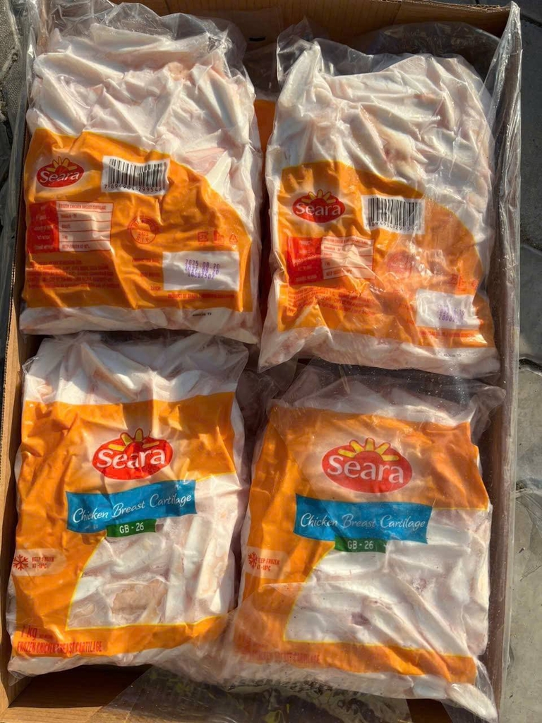 SỤN ỨC GÀ SẠCH THỊT SEARA – ĐÓNG TÚI 1KG | THÙNG 8KG