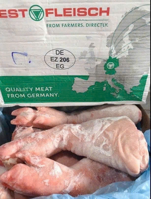 CHÂN GIÒ HEO TRƯỚC NGUYÊN CHIẾC WESTFLEISCH – NHẬP KHẨU ĐỨC