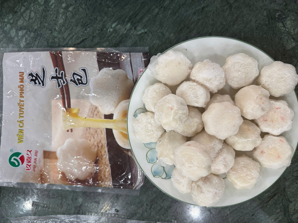 VIÊN CÁ TUYẾT PHÔ MAI – GÓI 500G