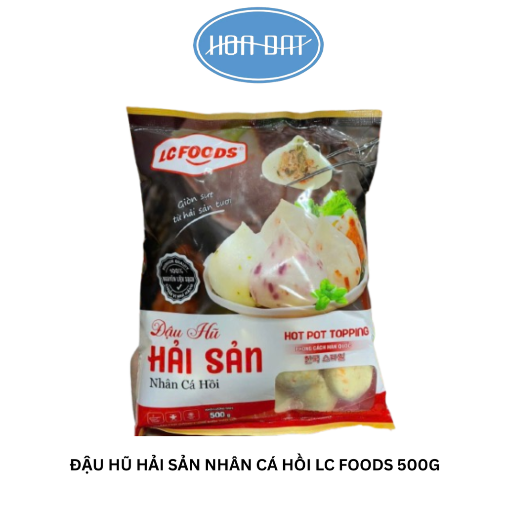 Đậu Hũ Hải Sản Nhân Cá Hồi LC FOODS 500g
