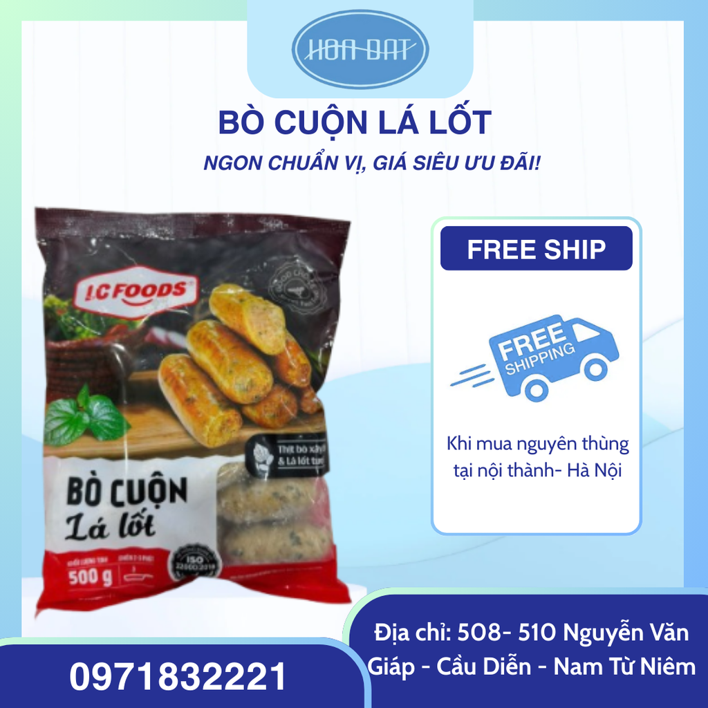 BÒ CUỘN LÁ LỐT LC 500gr