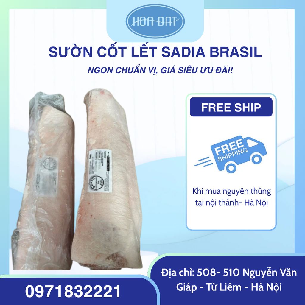 SƯỜN CỐT LẾT SADIA BRASIL 20kg