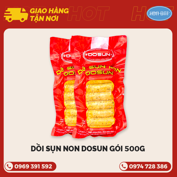 Dồi sụn non Dosun gói 500g