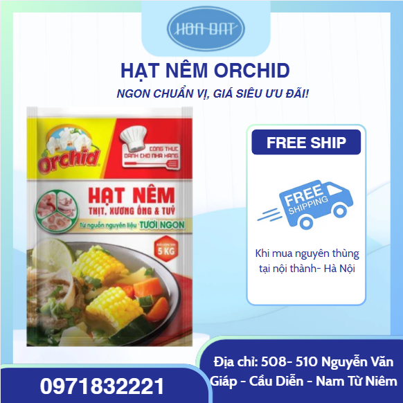 HẠT NÊM ORCHID ( 1bao 20kg * 2 túi 10kg)_