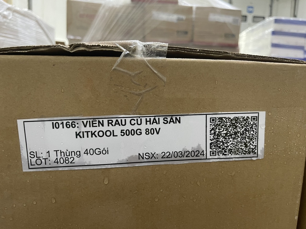 Viên rau củ Hải sản Kitkoll JJ LC Foods gói 500g 160v