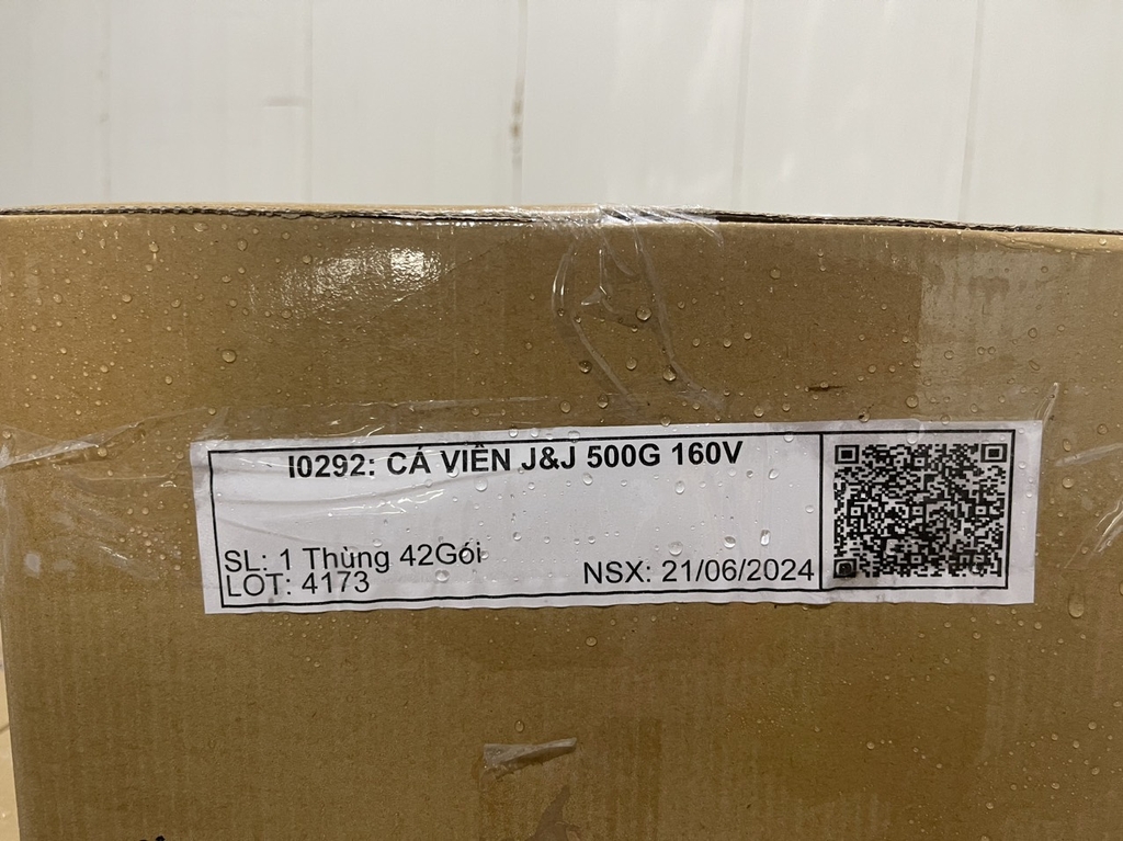 Cá viên JJ  gói 500g 160v của LC Foods