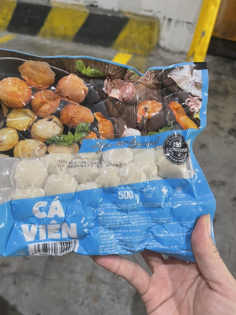 Cá viên JJ  gói 500g 160v của LC Foods