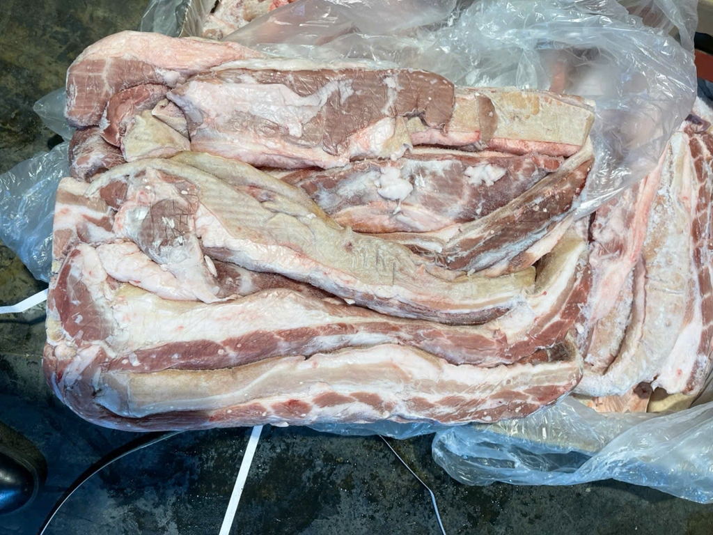 BA CHỈ HEO CẮT THANH M3 (Q6) - nhập khẩu từ Nga