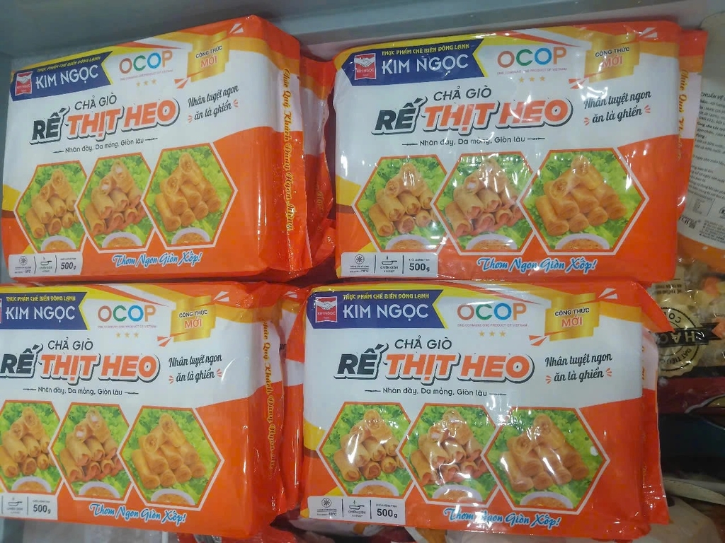 Chả giò rế thịt heo Kim Ngọc 500g