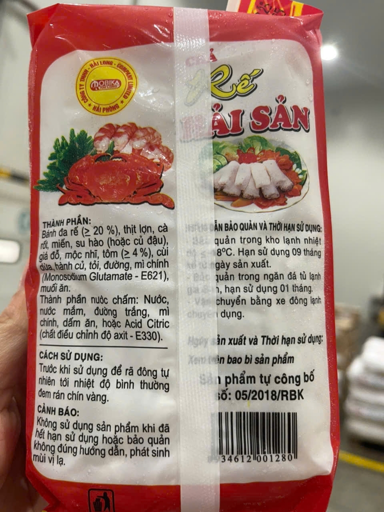 Chả giò rế hải sản Hải Long 400gr