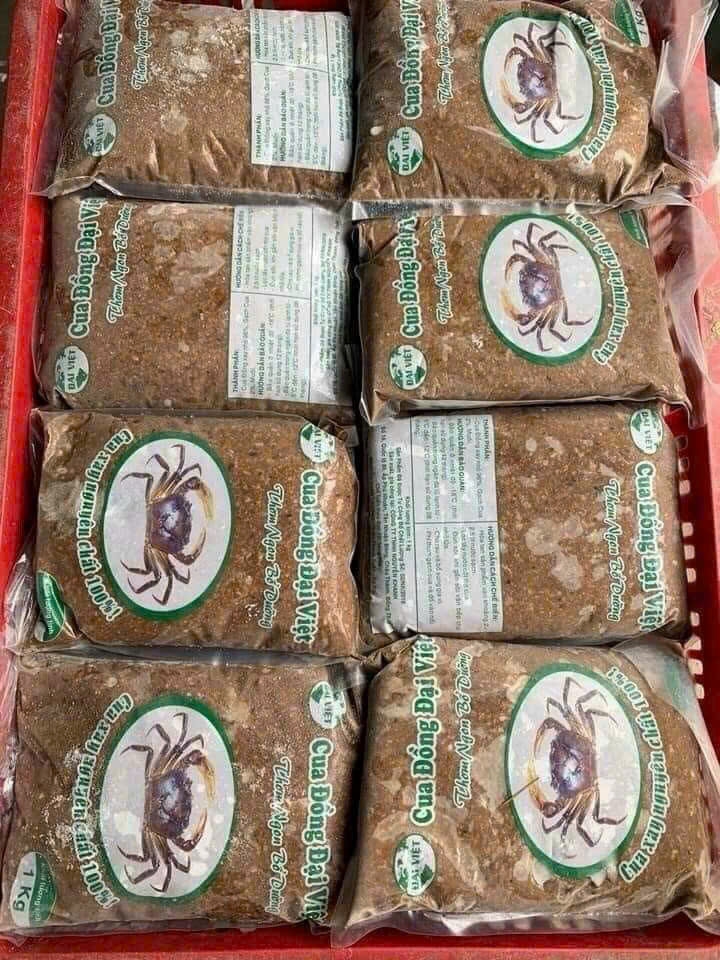 Cua đồng xay Đại Việt túi 1kg